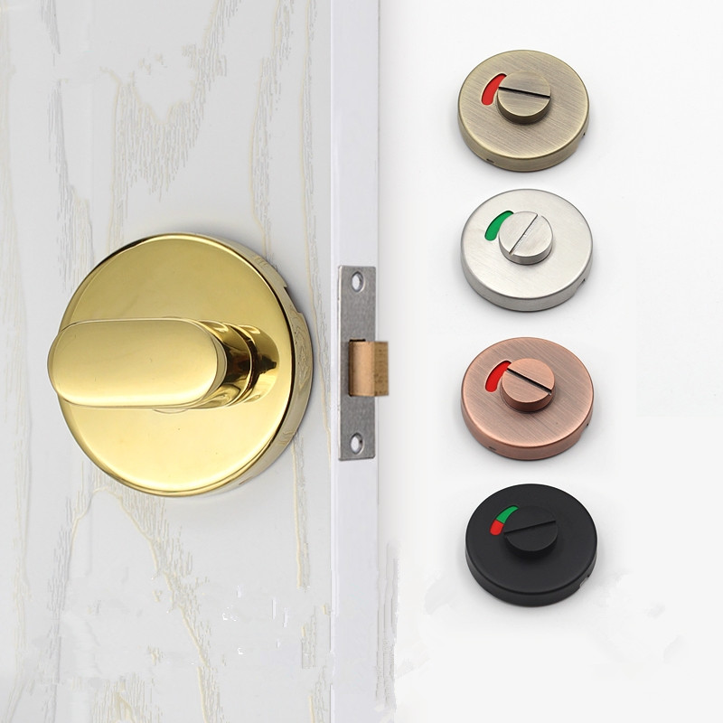 Home Bathroom Lock - Stainless Steel Door Lock WC toilet