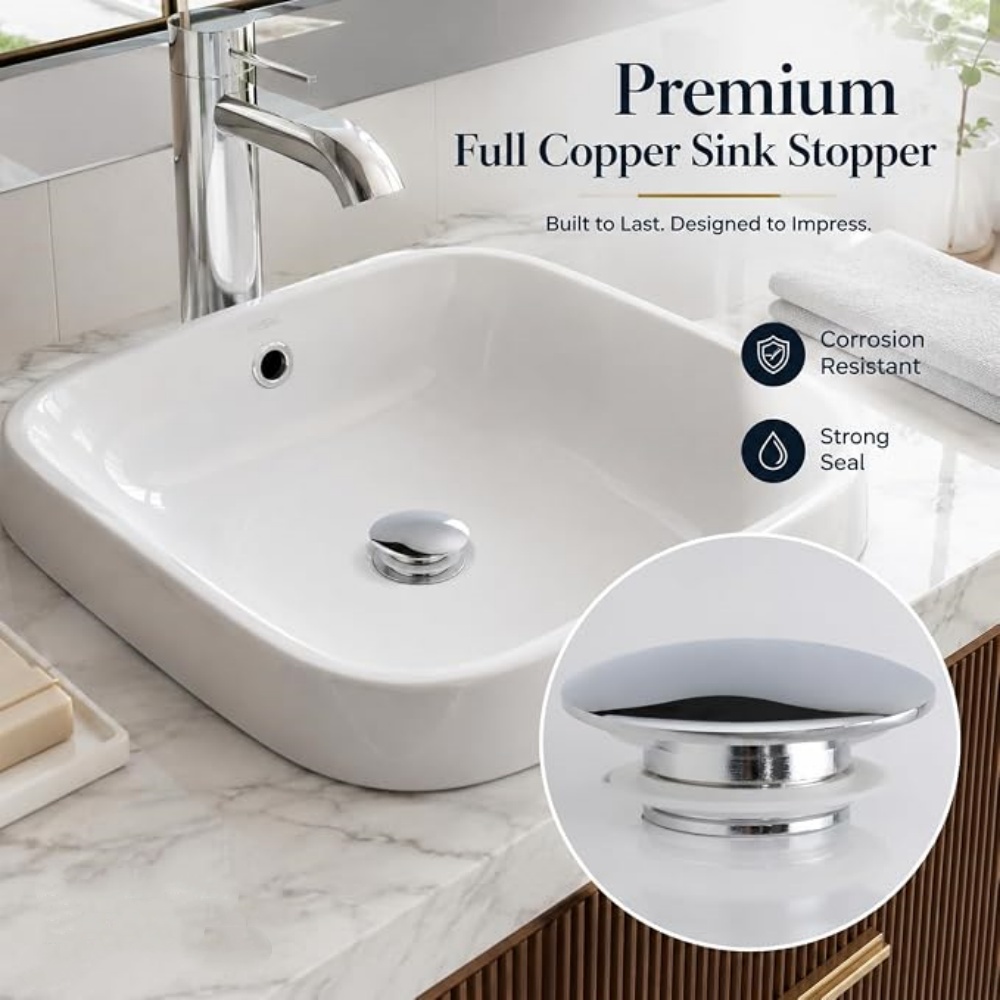 Home Bathroom Wash Basin - Washbasin Drain Press Type Leak Copper