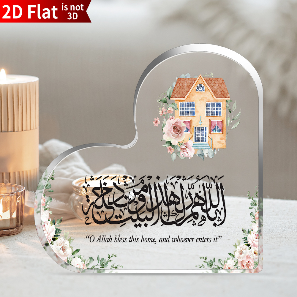 Home & Bathroom Building Products Pte Ltd - CIFBUY Acrylic Plaque 2D Flat Heart