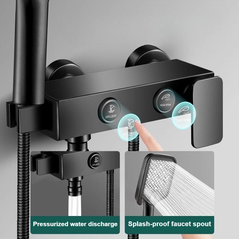 Home Bathroom Faucets - Wall Mounted Hot and Cold Water