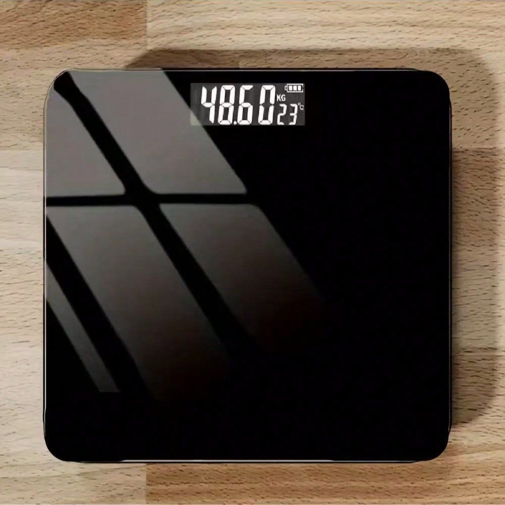 Home Bathroom Essentials - Pc Digital Bathroom Scale, Glass Platform