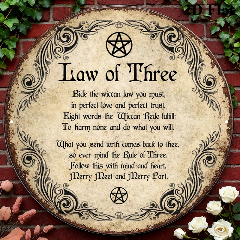 Home & Bathroom Building Products Pte Ltd - CIFBUY Vintage Wicca Triple Goddess Aluminum