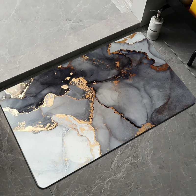 Home Bathroom Tub - Super Absorbent Non-Slip Diatomaceous Floor Mat