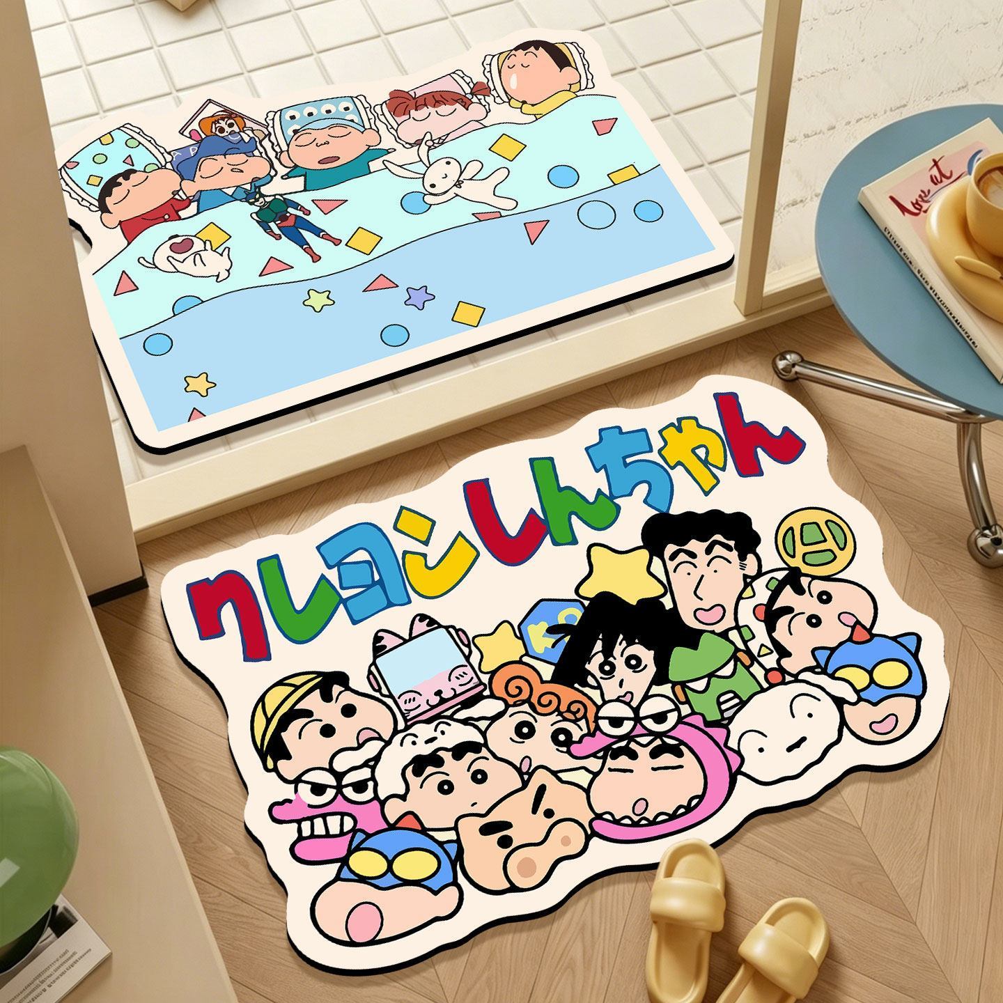 Crayon Shin‑chan Irregular Bat - Home Goods Bathroom Mats ulasan dan harga