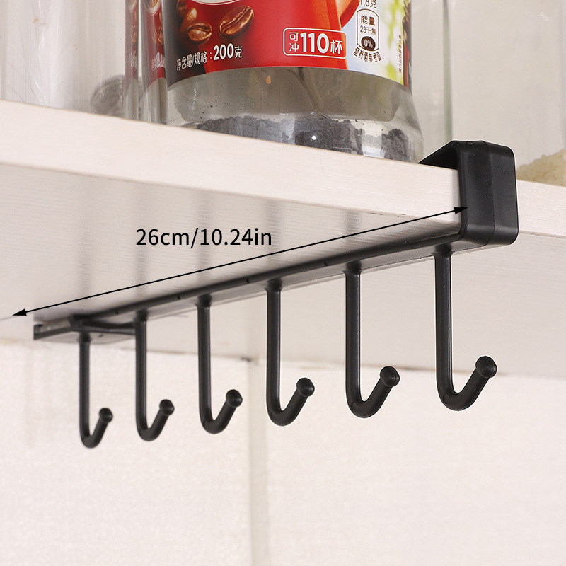 6 Hooks Storage Shelf Plastic  - Jet Home Bathroom Accessories ulasan dan harga
