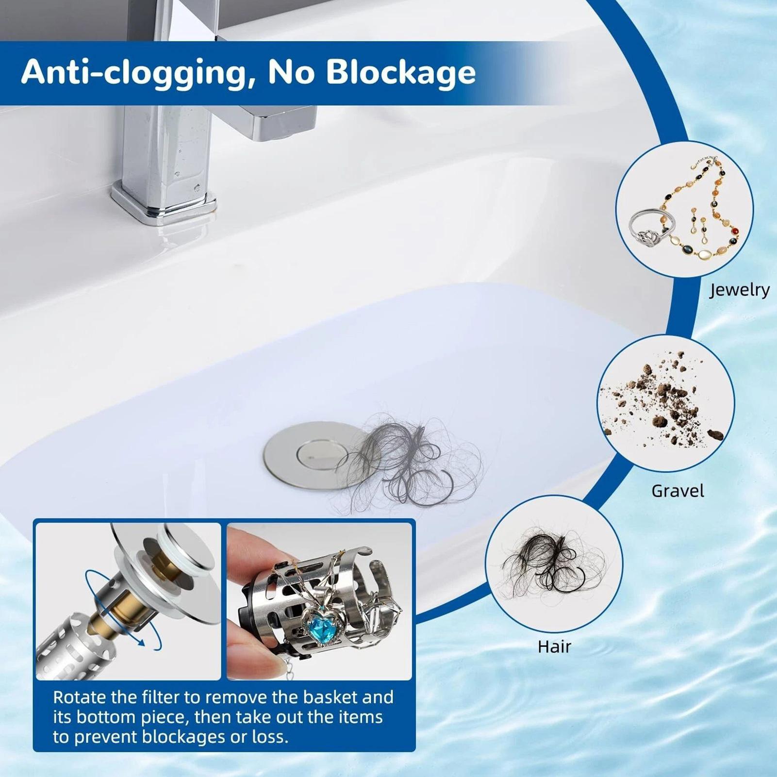 Bathroom Sink Drain Strainer A - Home Bathroom Tub ulasan dan harga