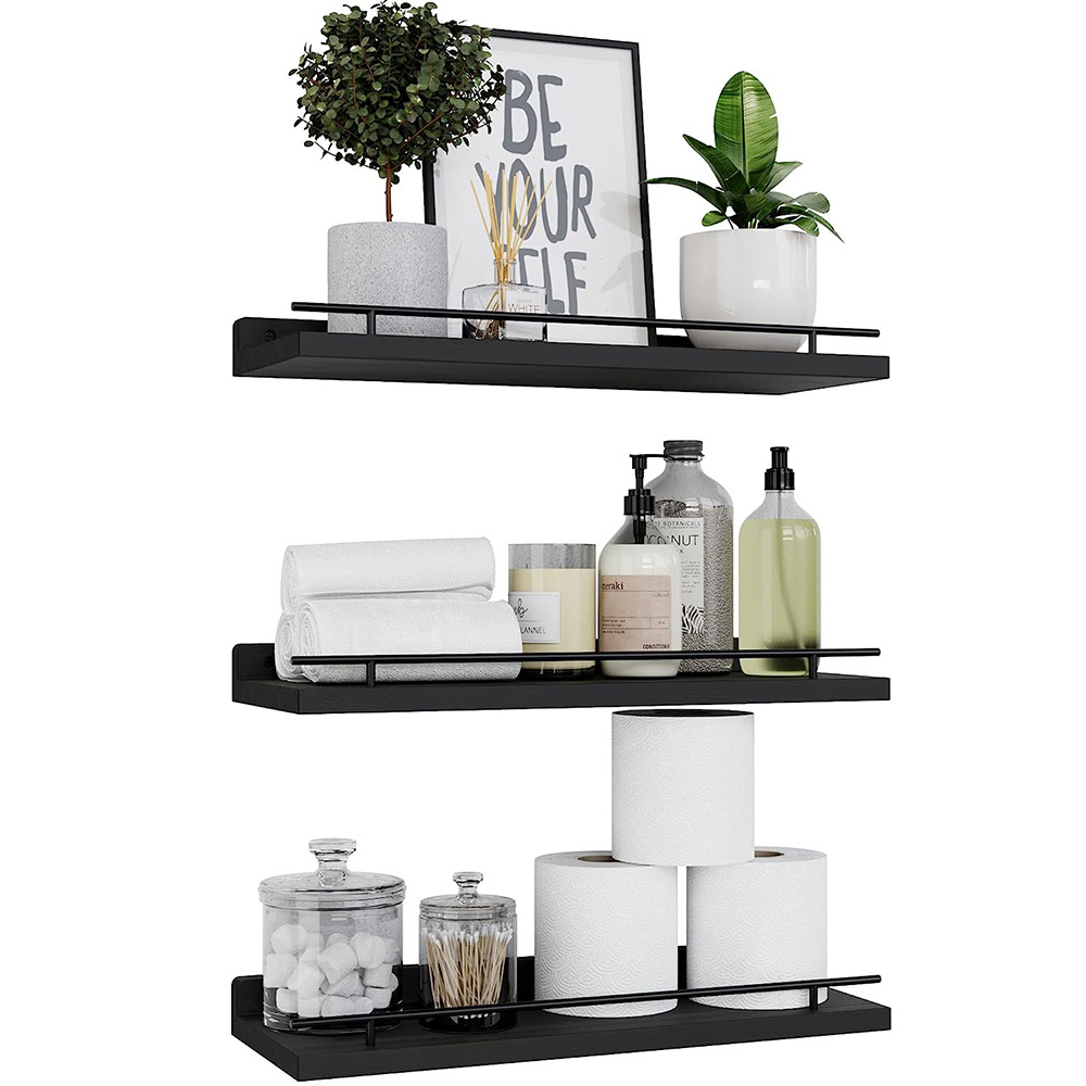 Wooden Storage Rack Bathroom K - Home Bathroom Shelf ulasan dan harga