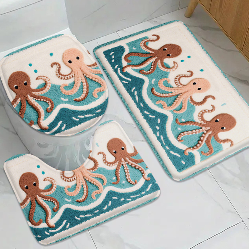 Beach starfish printed home ma - Home Bathroom Wash Basin ulasan dan harga