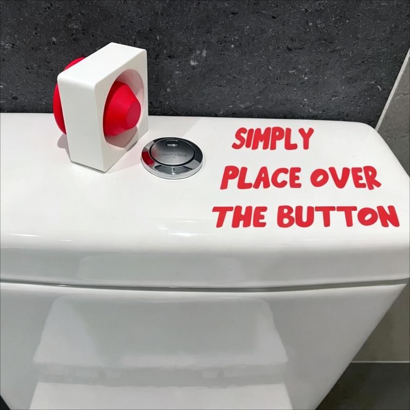 Toilet Button Cover 3D Printed - Jet Home Bathroom Accessories ulasan dan harga
