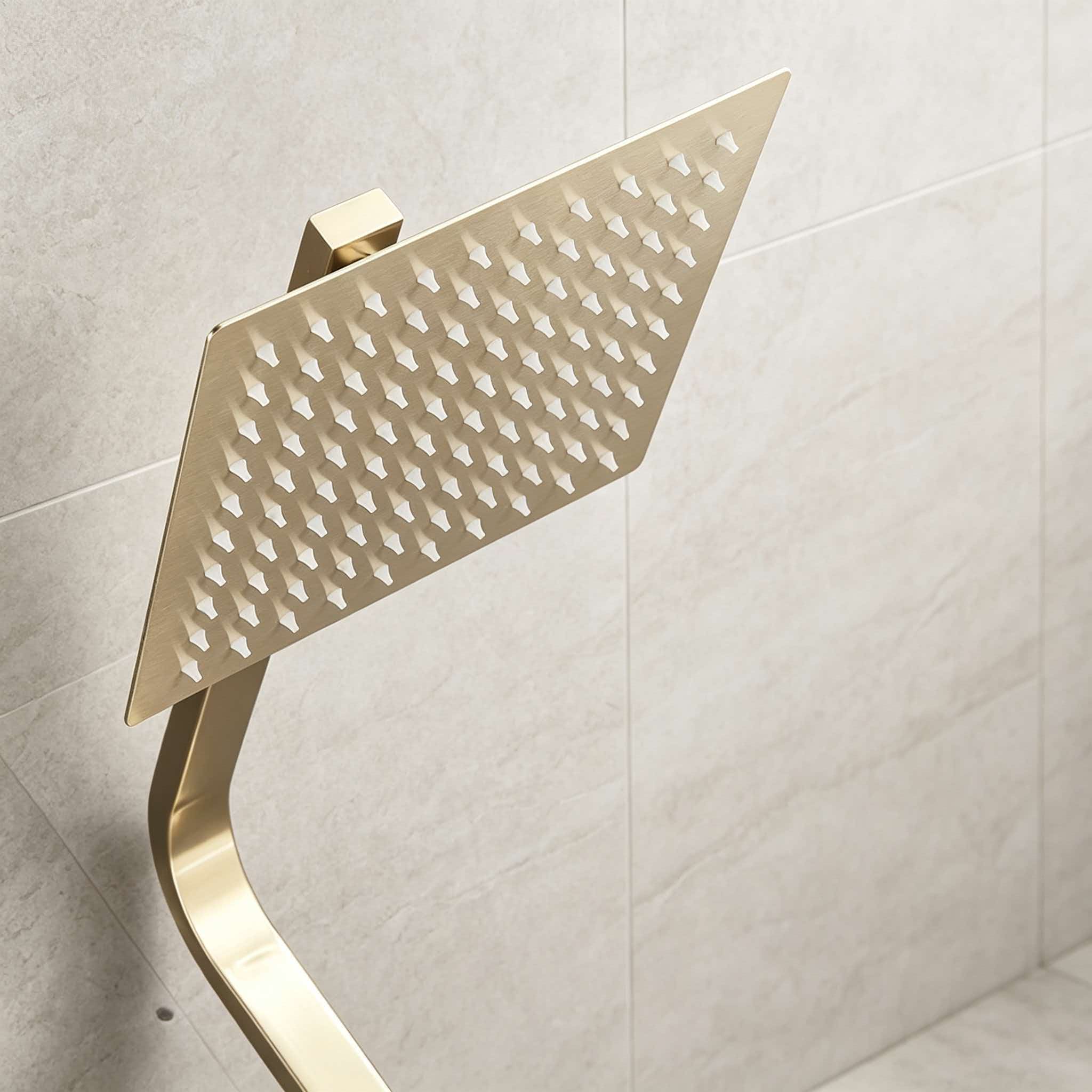 Gold shower set stainless stee - Home Bathroom Faucets ulasan dan harga