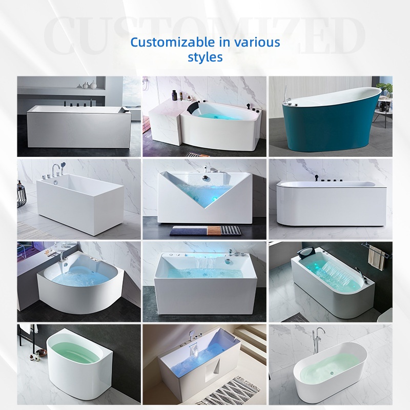 Acrylic Massage Bathtub, Smart - Home Bathroom Jacuzzi Tub ulasan dan harga