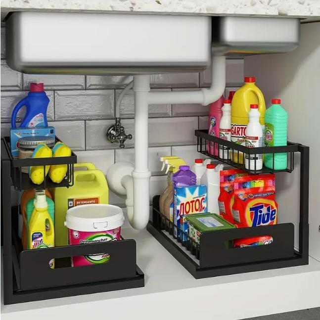 Heavy Duty Pull Out Cabinet Or - Home Bathroom Shelf ulasan dan harga