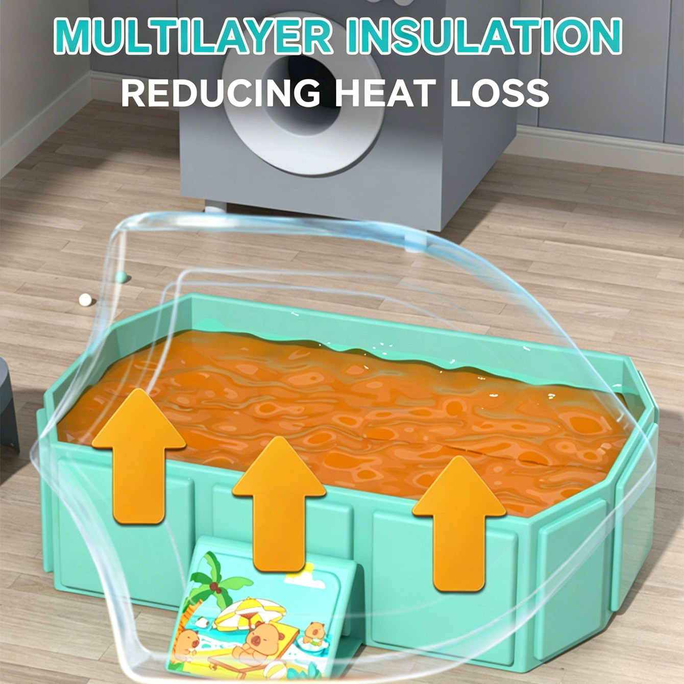1PC Foldable Bathtub Portable  - Home Bathroom Tub ulasan dan harga