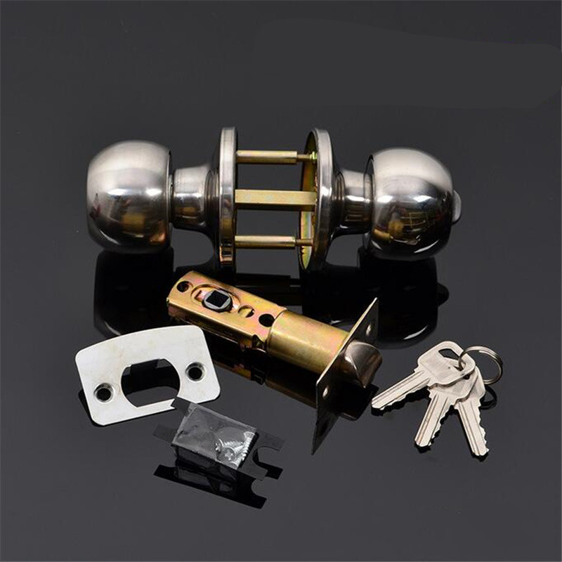 Round Ball Privacy Door Knob B - Home Bathroom Lock ulasan dan harga
