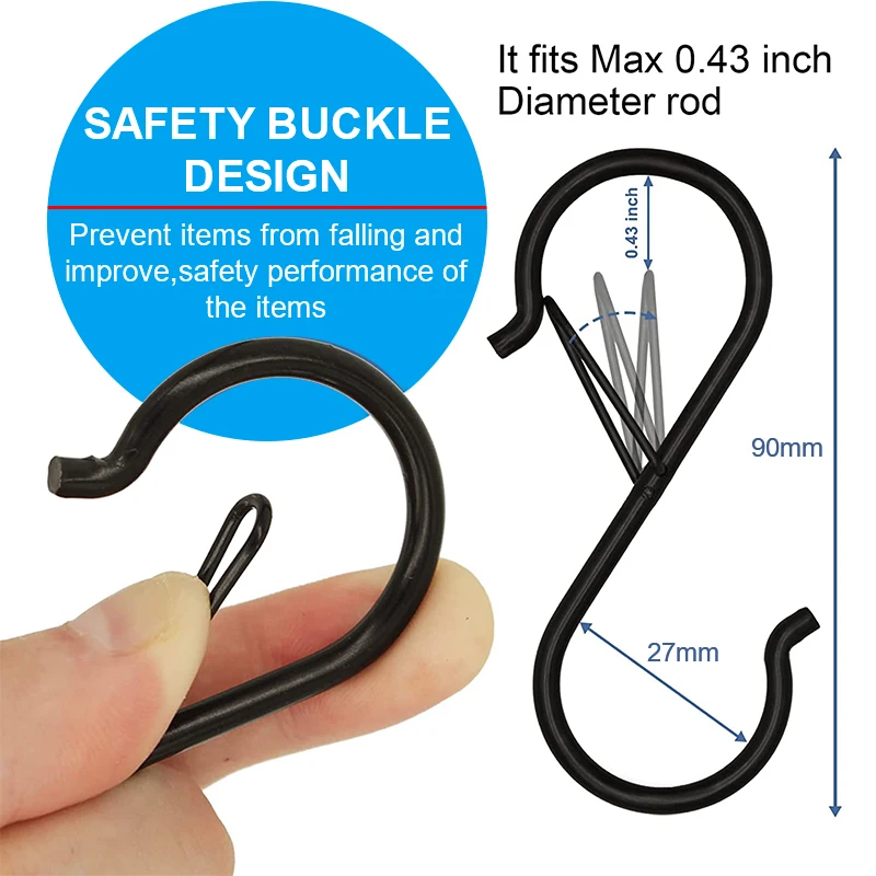 10 /100pcs Metal Hanging Hooks - Home Bathroom Shelf ulasan dan harga