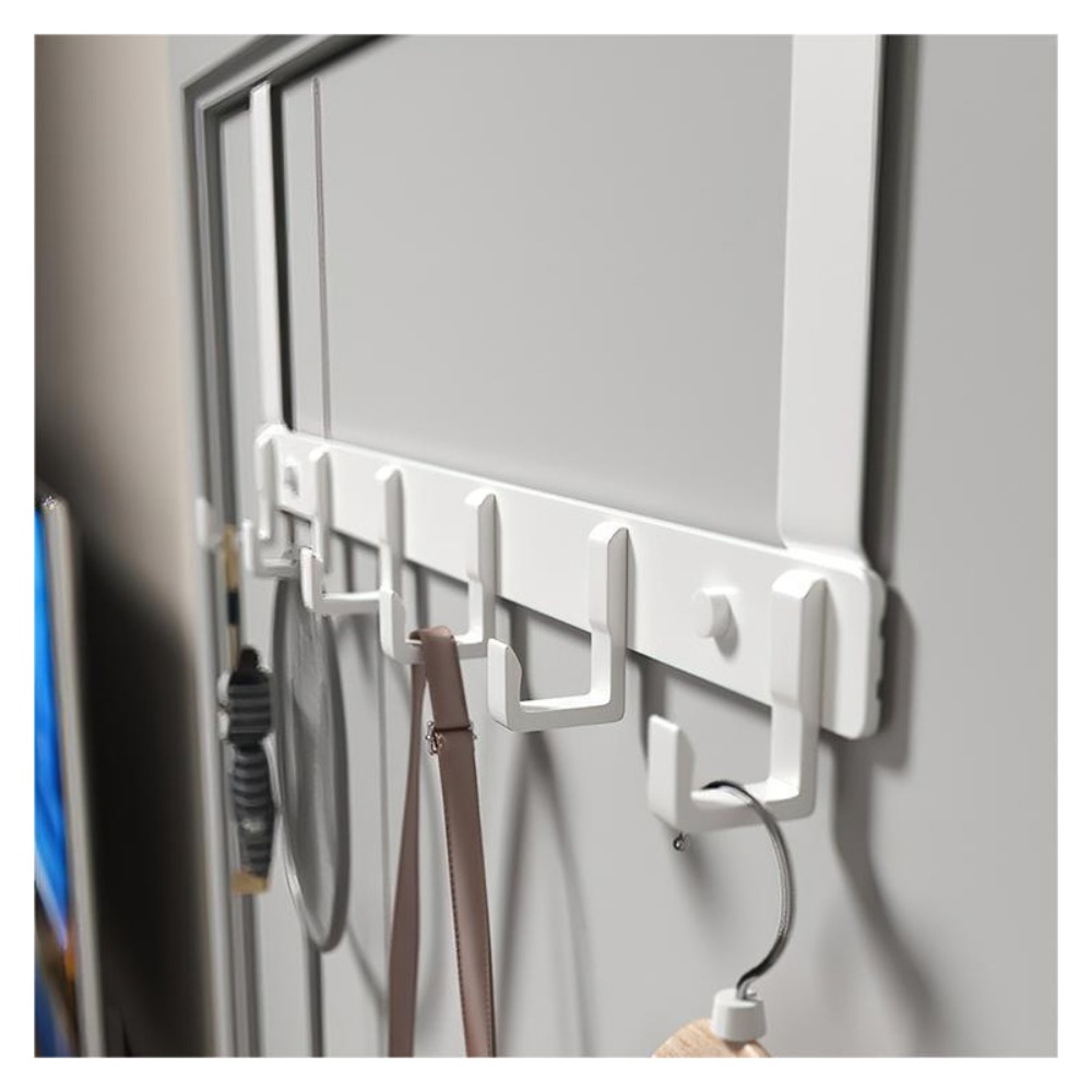 Hooks Over The Door 6 Hooks Cl - Home Bathroom Essentials ulasan dan harga