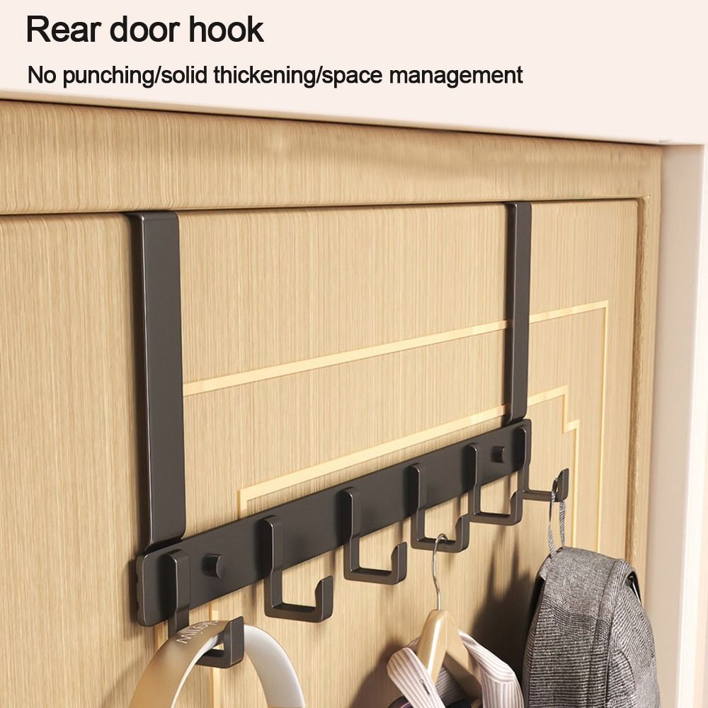 Hooks Over The Door 6 Hooks Cl - Home Bathroom Essentials ulasan dan harga