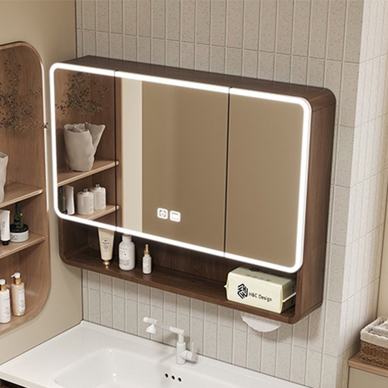 Mirror Toilet Bathroom Cabinet - Home Bathroom Shelf ulasan dan harga