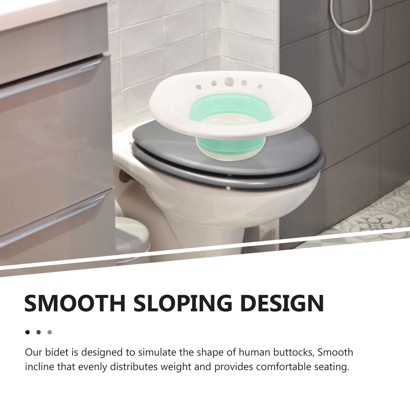 Sitz Bath Basin Foldable White - Home Bathroom Wash Basin ulasan dan harga