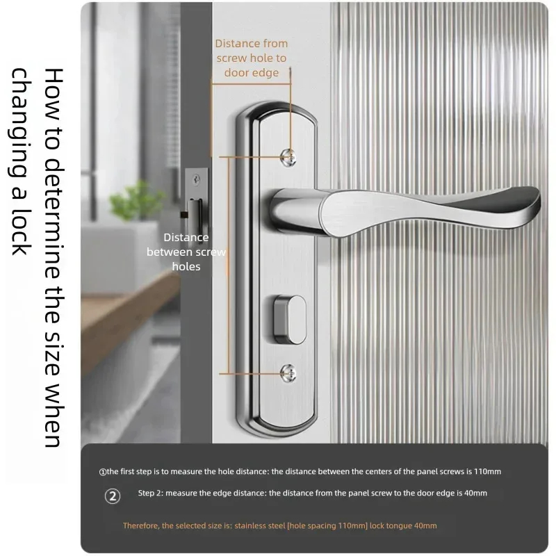 Universal Stainless Steel Keyl - Home Bathroom Lock ulasan dan harga