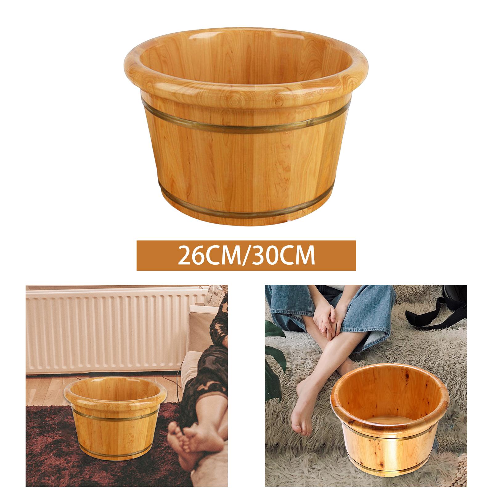 Foot Bath Barrel Wooden Foot B - Home Bathroom Tub ulasan dan harga