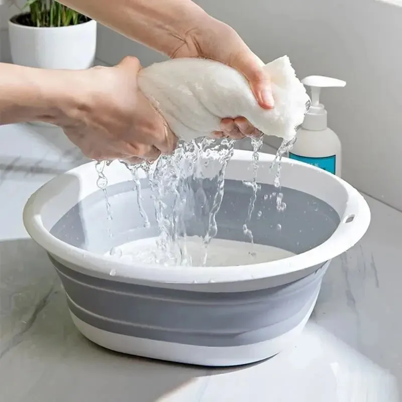 Plastic Folding Basins Portabl - Home Bathroom Wash Basin ulasan dan harga