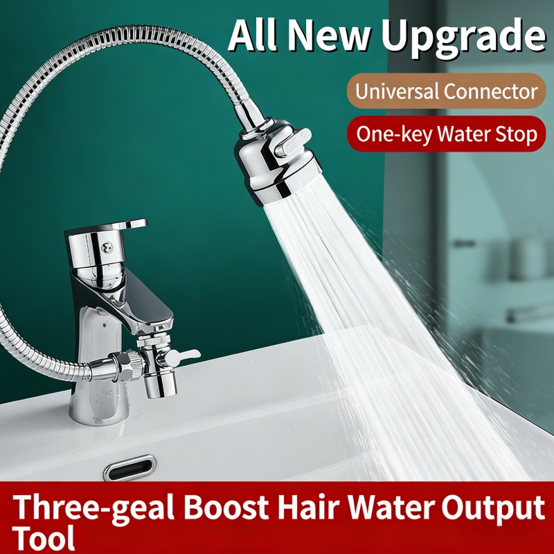 3-speed External Shower Head f - Home Bathroom Wash Basin ulasan dan harga