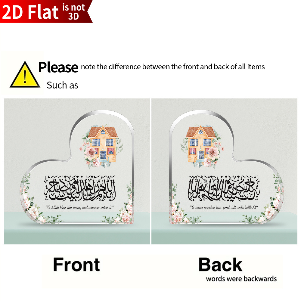 CIFBUY Acrylic Plaque 2D Flat  - Home & Bathroom Building Products Pte Ltd ulasan dan harga