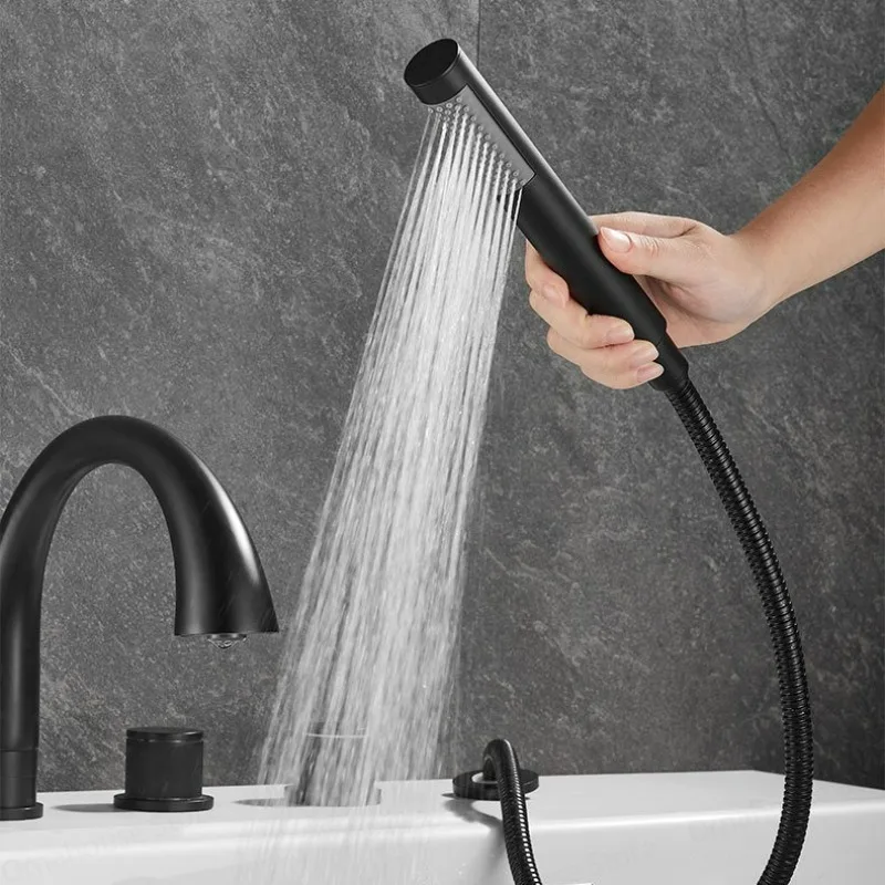 Brushed Gold Bathroom Faucet w - Home Bathroom Tub ulasan dan harga