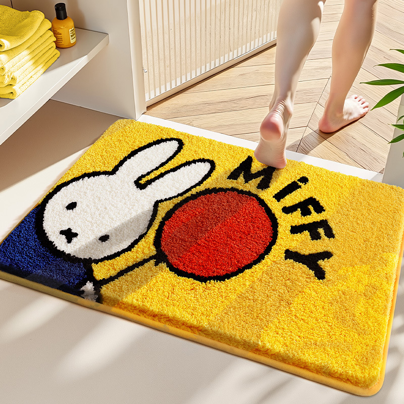 Kawaii Miffy Floor Mat Cartoon - Home Goods Bathroom Mats ulasan dan harga