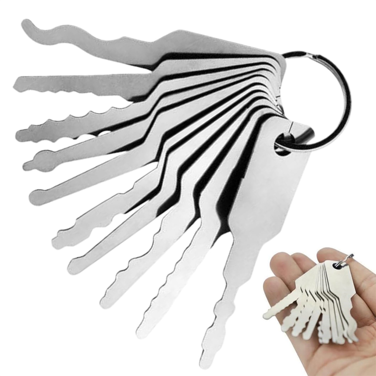 10pcs/Lot Uncut Key Blanks Loc - Home Bathroom Lock ulasan dan harga