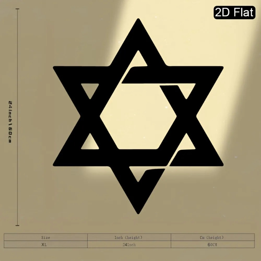 CIFBUY Iron Wall Art Star of D - Home & Bathroom Building Products Pte Ltd ulasan dan harga