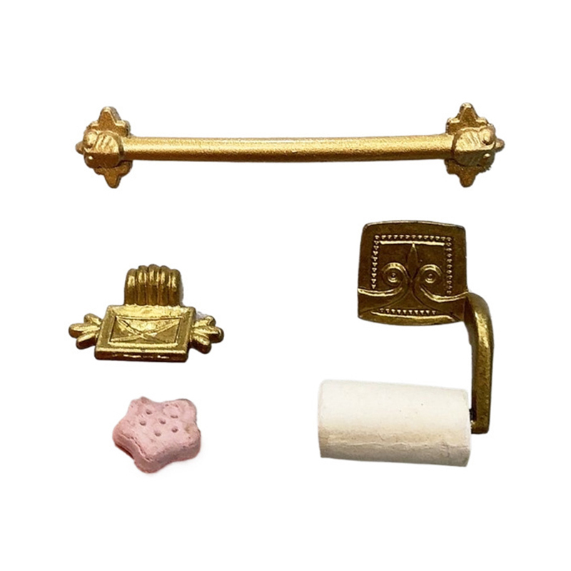 1/12 Dollhouse Simulation Pape - Jet Home Bathroom Accessories ulasan dan harga