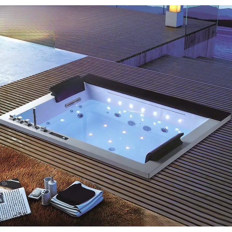 Double Bath Jacuzzi with Digit - Home Bathroom Jacuzzi Tub ulasan dan harga