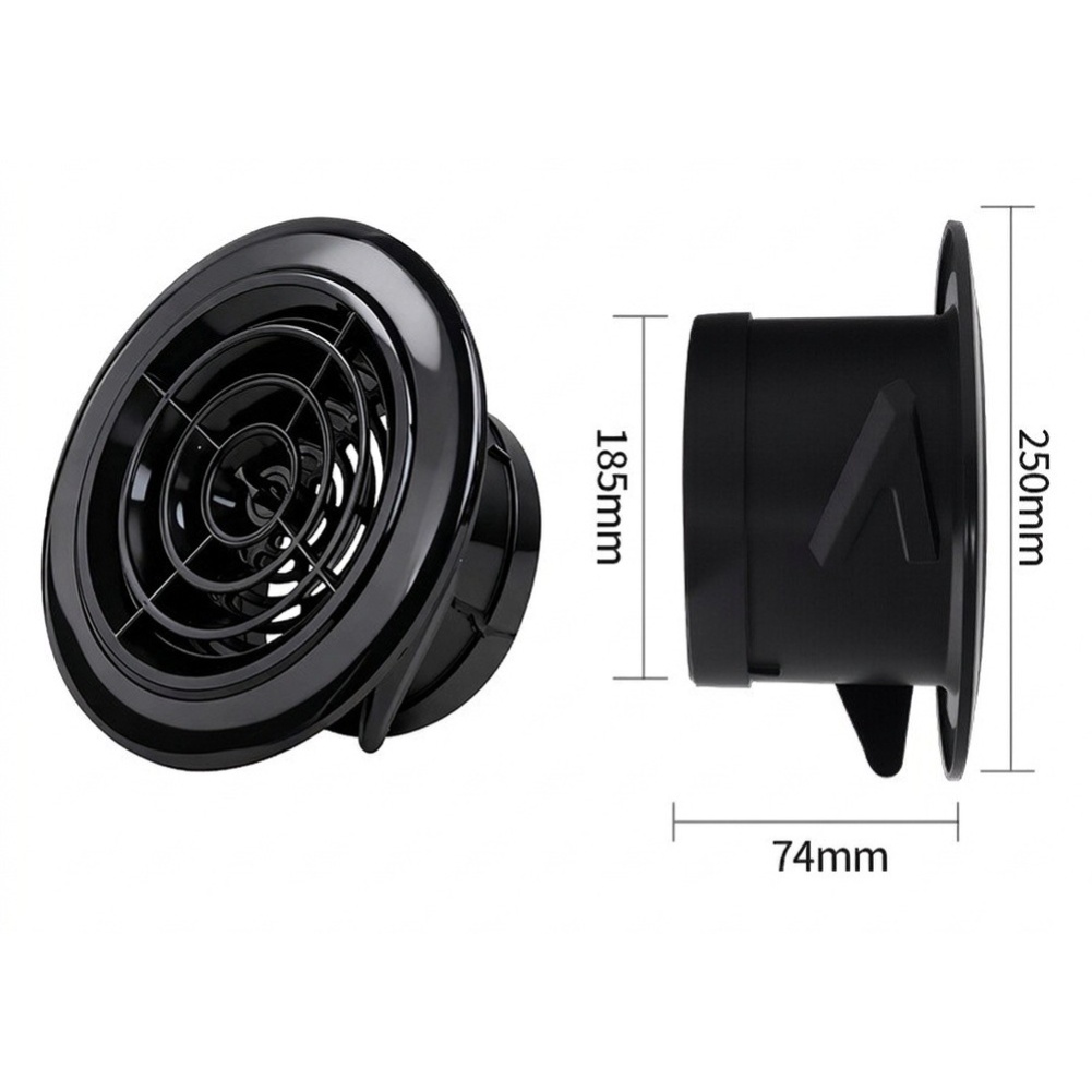 200mm Round Rotating Air Vent  - Home Bathroom Vent Fans ulasan dan harga