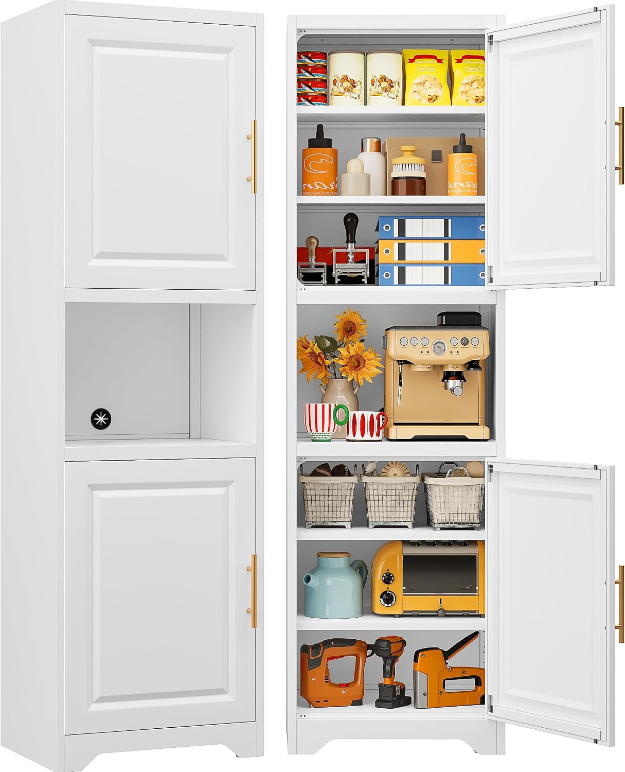 67 Inch Tall Narrow Storage Ca - Home Bathroom Shelf ulasan dan harga
