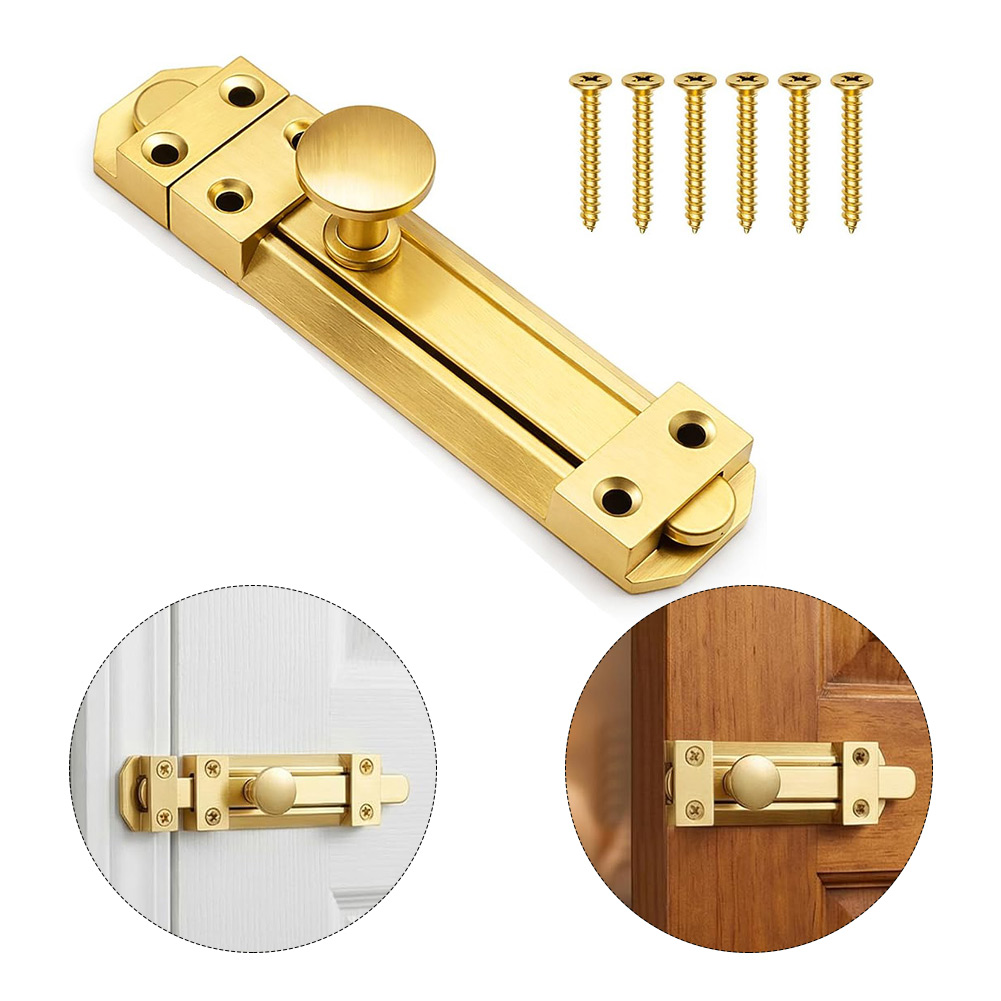 5 Inch Solid Brass Sliding Doo - Home Bathroom Lock ulasan dan harga