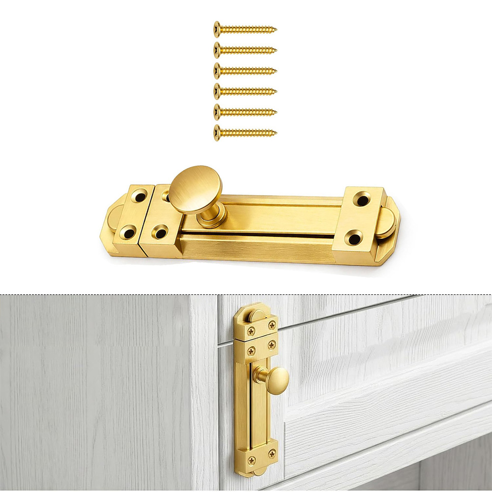 5 Inch Solid Brass Sliding Doo - Home Bathroom Lock ulasan dan harga