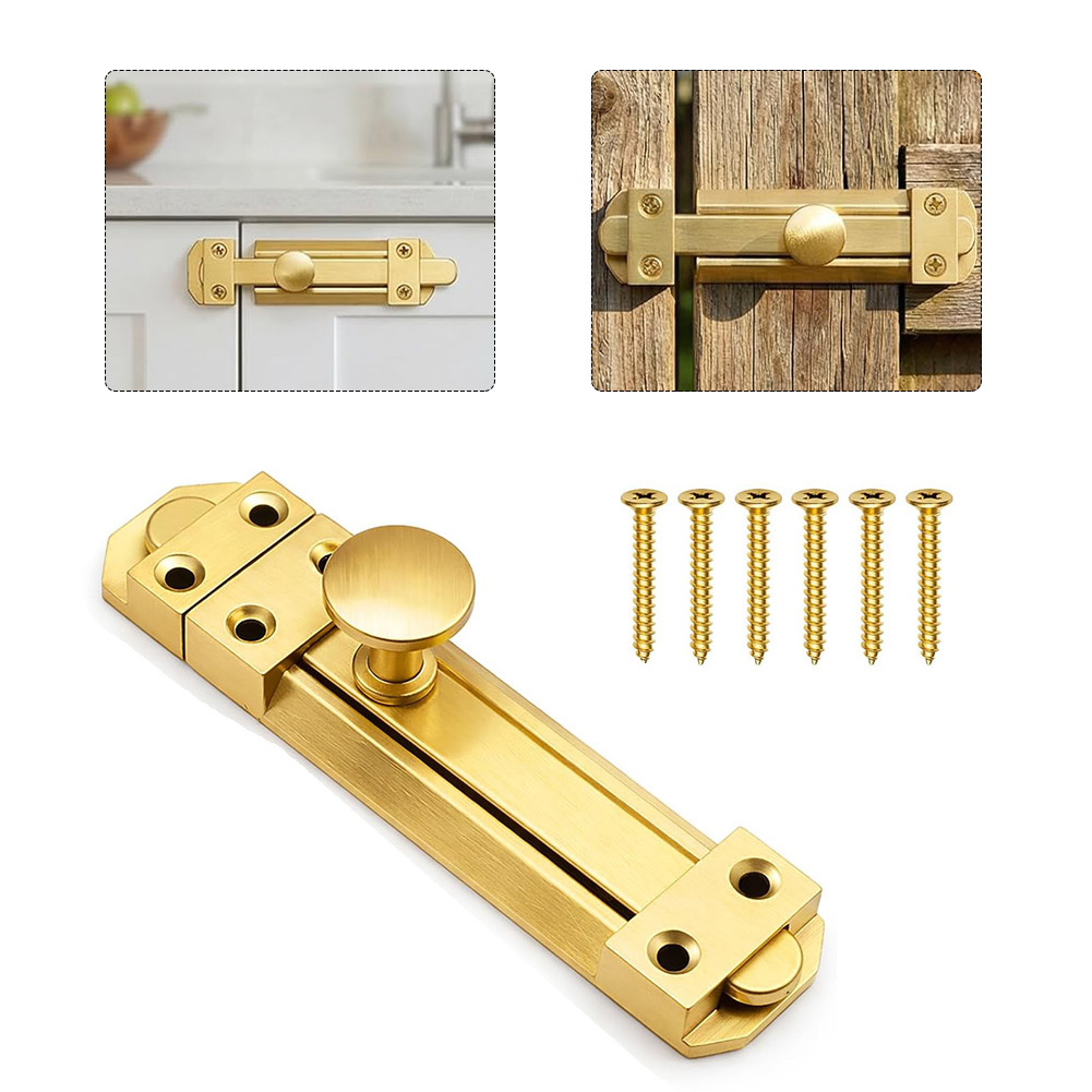 5 Inch Solid Brass Sliding Doo - Home Bathroom Lock ulasan dan harga