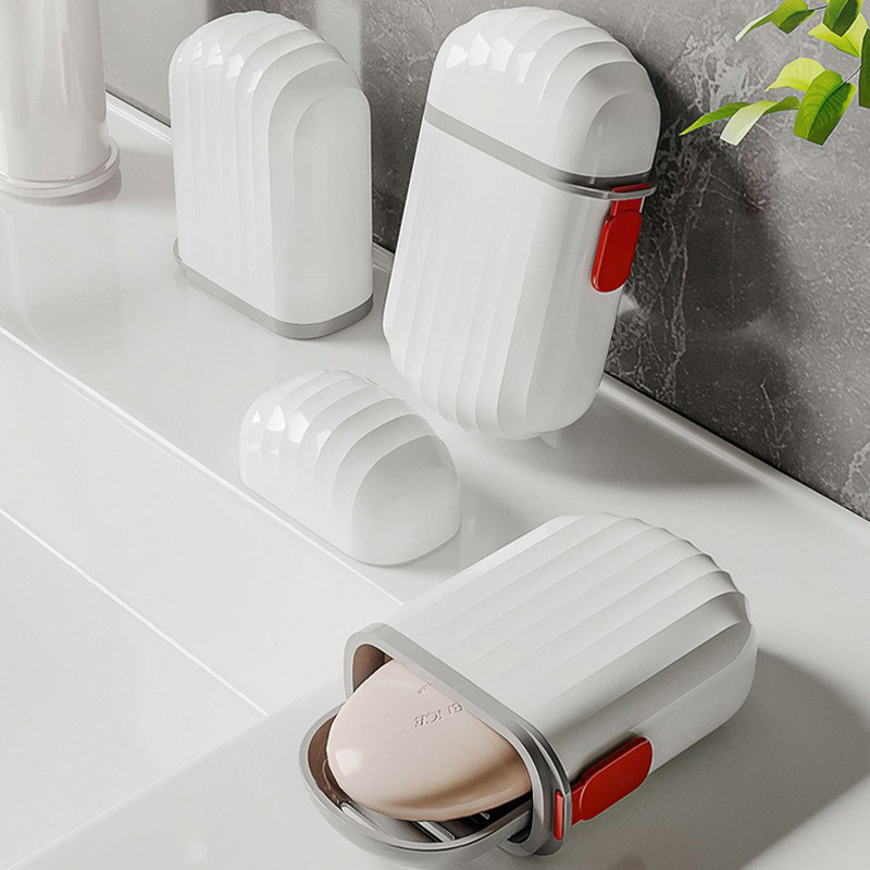 Travel Soap Dish With Drain Wa - Jet Home Bathroom Accessories ulasan dan harga