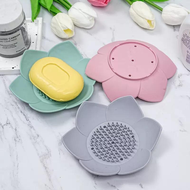 1pcs Bathroom Soap Box Lotus D - Jet Home Bathroom Accessories ulasan dan harga