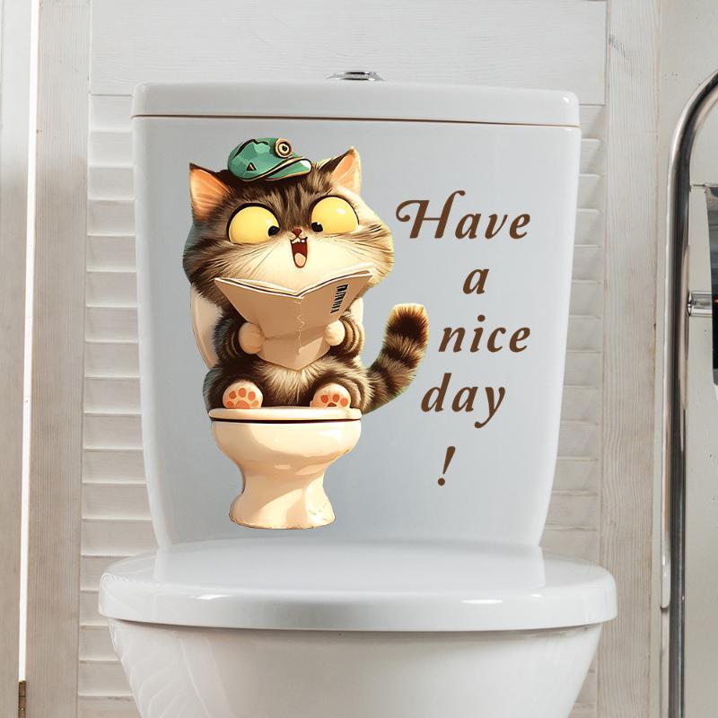 3D Effect Cute Animal Toilet S - Jet Home Bathroom Accessories ulasan dan harga