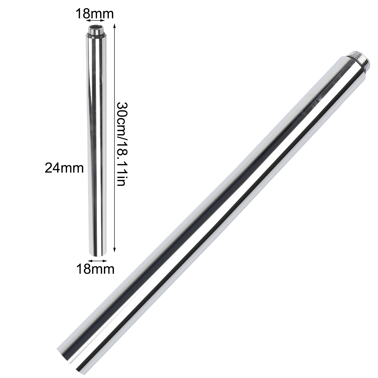 30cm Shower Extender Bathtub S - Home Bathroom Faucets ulasan dan harga