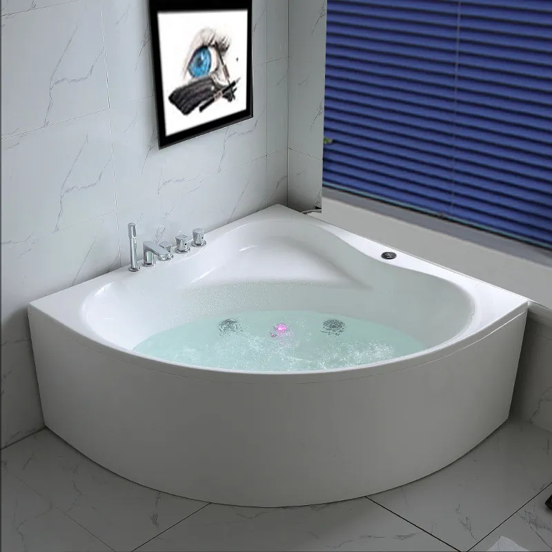 Triangle Double Acrylic Bathtu - Home Bathroom Tub ulasan dan harga