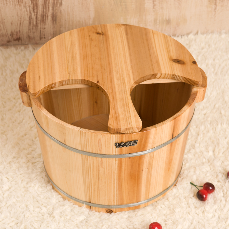 Wood Foot Soaking Tub Deep Ins - Home Bathroom Tub ulasan dan harga