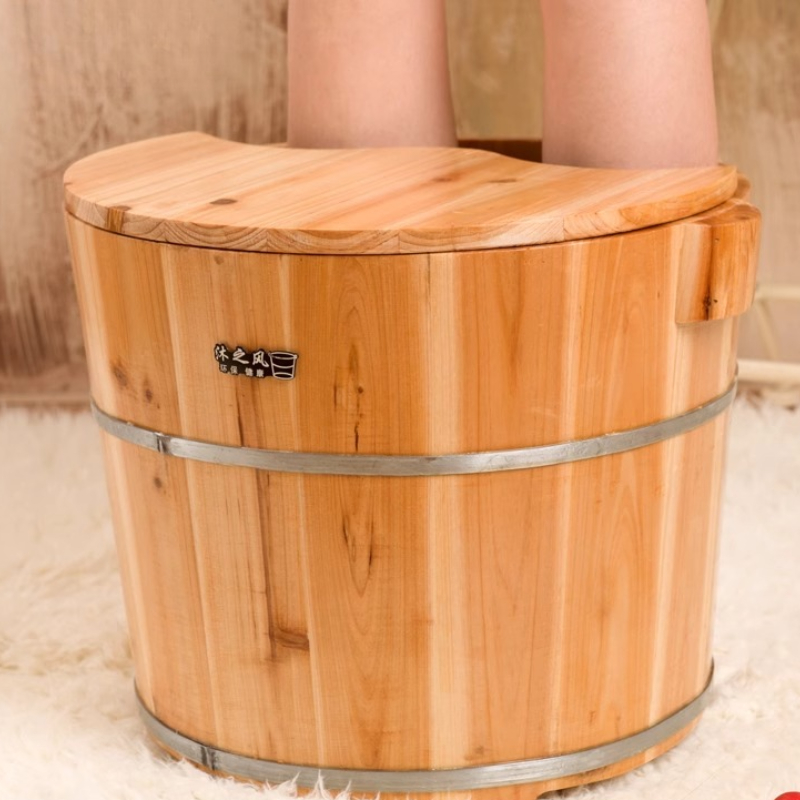 Wood Foot Soaking Tub Deep Ins - Home Bathroom Tub ulasan dan harga