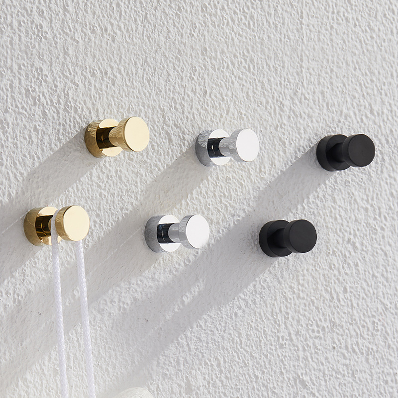 2/3/4/5pcs Brass Robe Hooks Ru - Home Bathroom Essentials ulasan dan harga