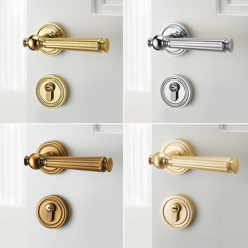 Luxurious Silent Door Lock Set - Home Bathroom Lock ulasan dan harga