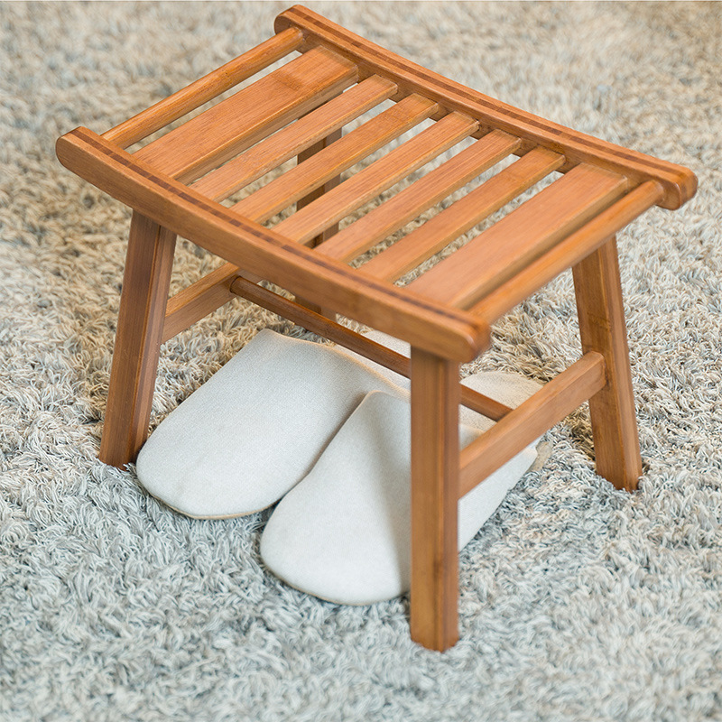 1PC Bamboo Shower Bench Non Sl - Home Bathroom Tub ulasan dan harga
