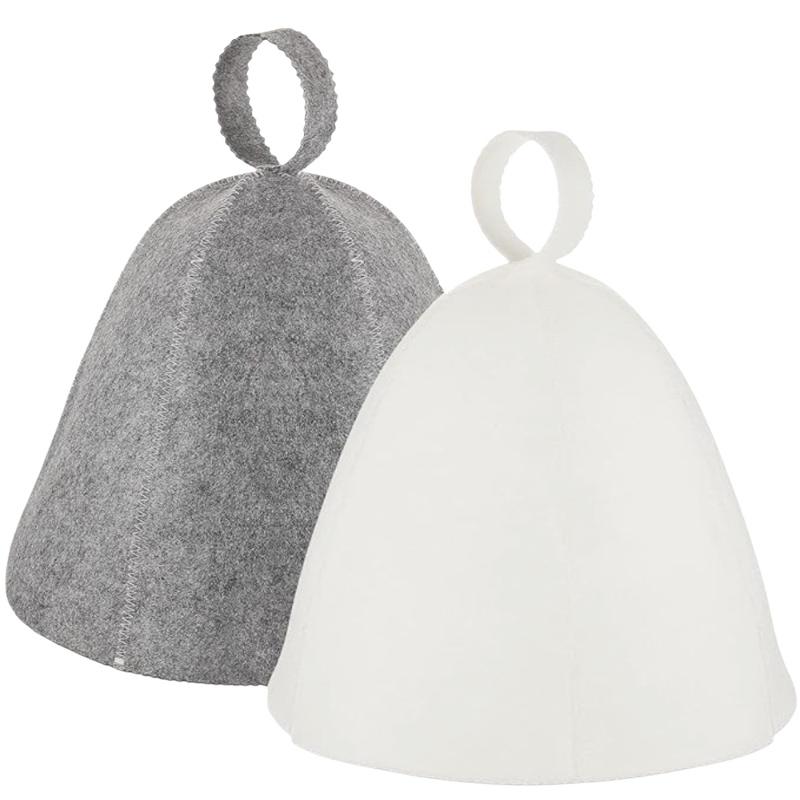 Soft Felt Sauna Hat Heat Resis - Jet Home Bathroom Accessories ulasan dan harga